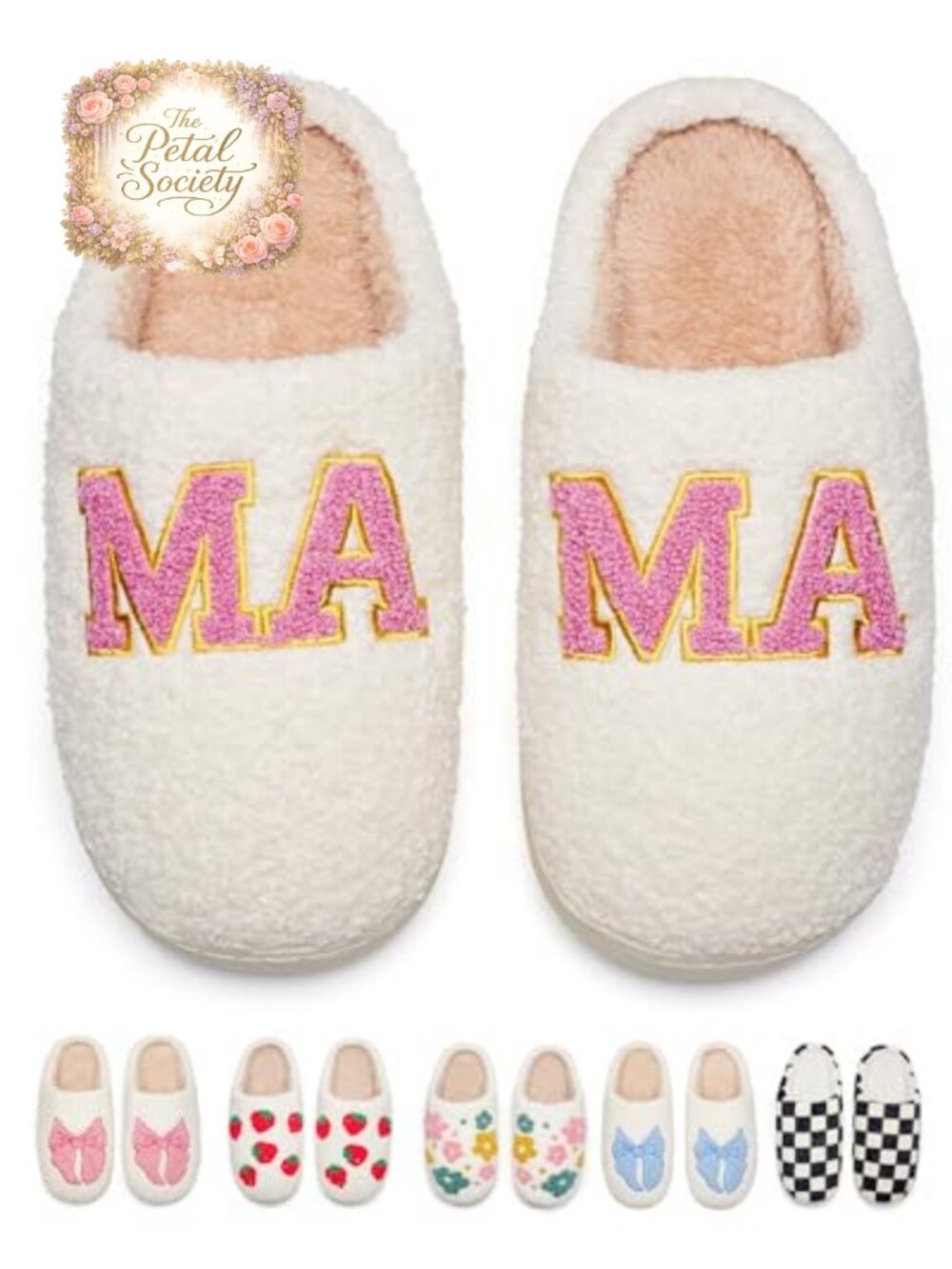 Cozy Memory Foam House Slippers Faux Fur Slip-On Indoor Outdoor